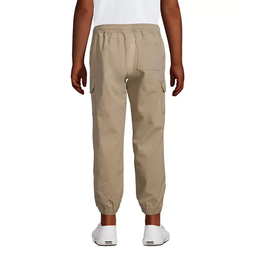 Boys Iron Knee Stretch Cargo Jogger Pants