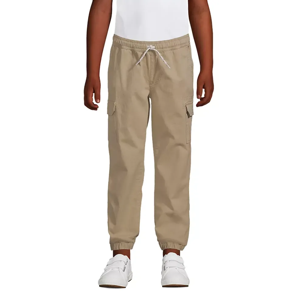 Boys Iron Knee Stretch Cargo Jogger Pants