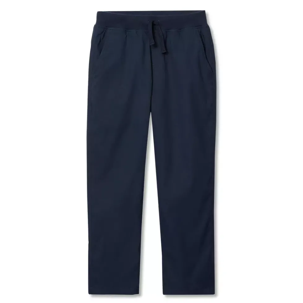 Boys Iron Knee Stretch Jersey Lined Pull On Pants