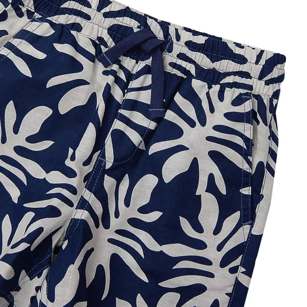 Boys Linen Slub Shorts