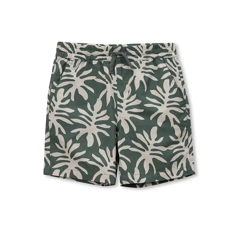 Boys Linen Slub Shorts