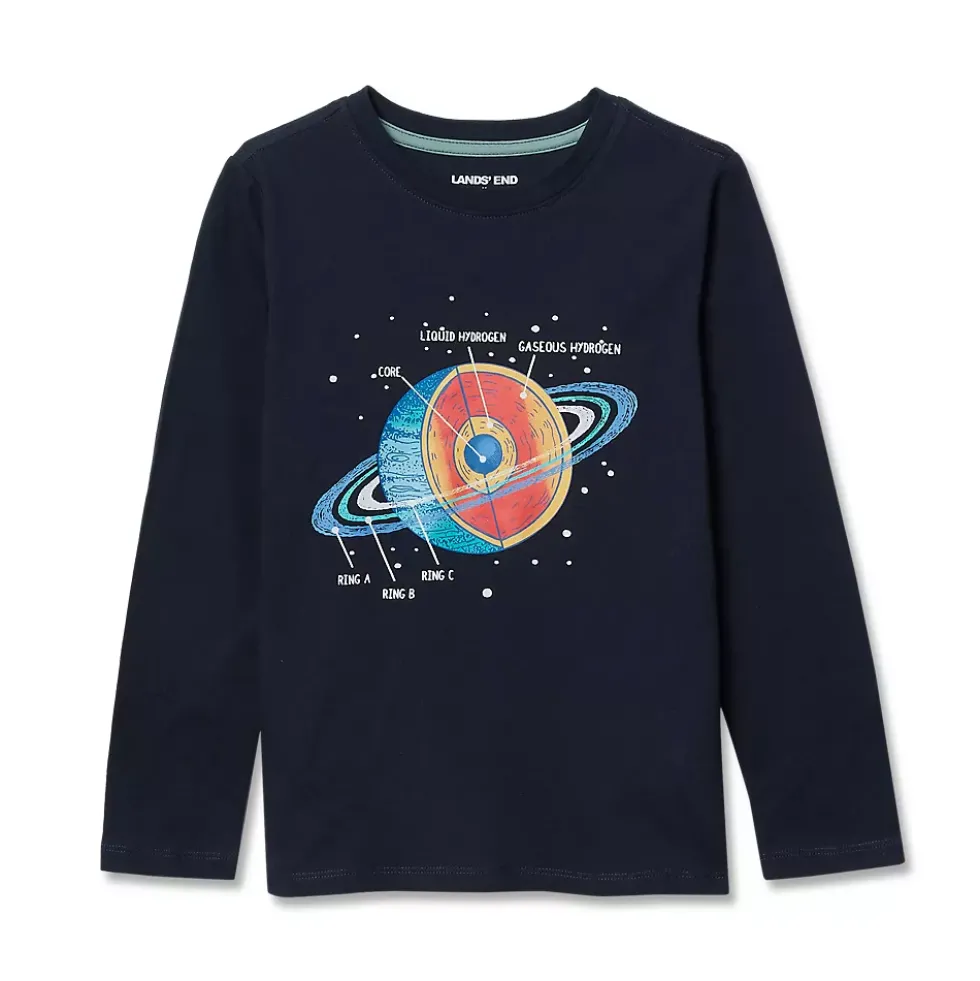 Boys Long Sleeve Graphic Tee