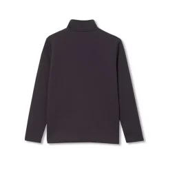 Boys Long Sleeve Knit Full Zip Mock Neck Sweatshirt