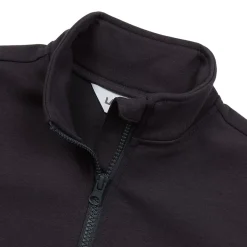 Boys Long Sleeve Knit Full Zip Mock Neck Sweatshirt