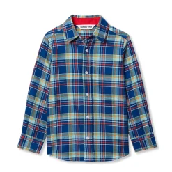 Boys Long Sleeve Poplin Shirt