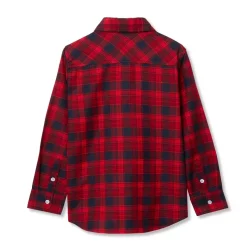 Boys Long Sleeve Poplin Shirt