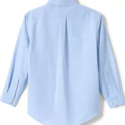 Boys Long Sleeve Solid Oxford Dress Shirt