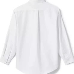 Boys Long Sleeve Solid Oxford Dress Shirt