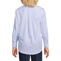 Boys Long Sleeve Stripe Oxford Dress Shirt