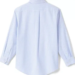Boys Long Sleeve Stripe Oxford Dress Shirt