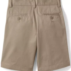 Boys Plain Front Blend Chino Shorts