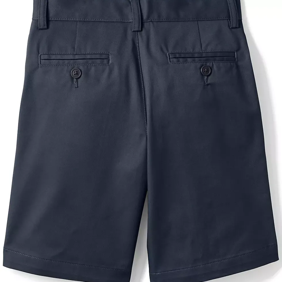 Boys Plain Front Blend Chino Shorts