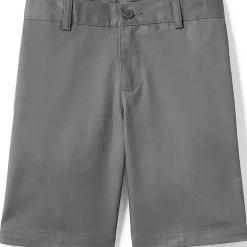 Boys Plain Front Blend Chino Shorts