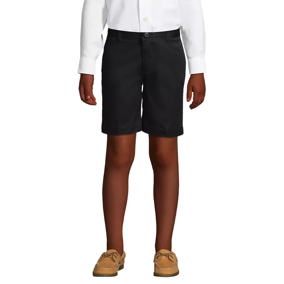Boys Plain Front Blend Chino Shorts