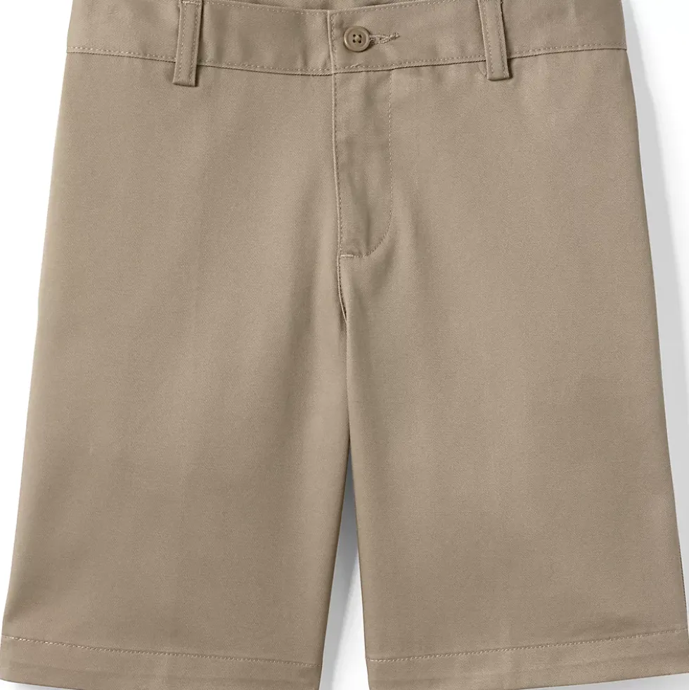 Boys Plain Front Blend Chino Shorts