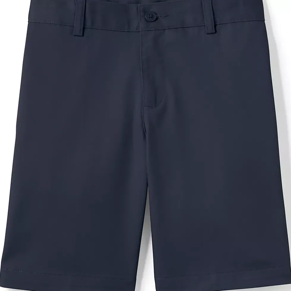 Boys Plain Front Blend Chino Shorts
