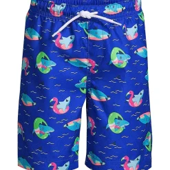Boys Printed Volley Swim Trunks