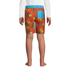 Boys Printed Volley Swim Trunks