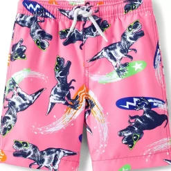 Boys Printed Volley Swim Trunks