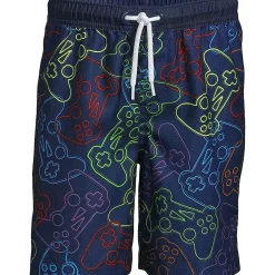 Boys Printed Volley Swim Trunks
