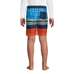 Boys Printed Volley Swim Trunks