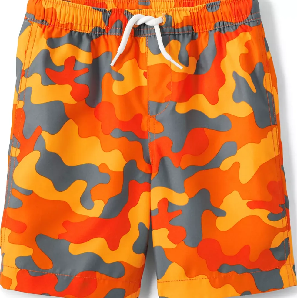 Boys Printed Volley Swim Trunks