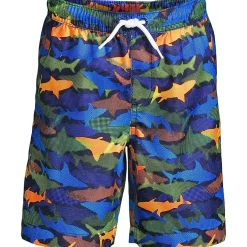 Boys Printed Volley Swim Trunks