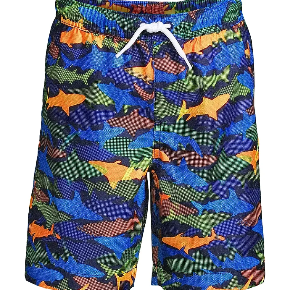 Boys Printed Volley Swim Trunks