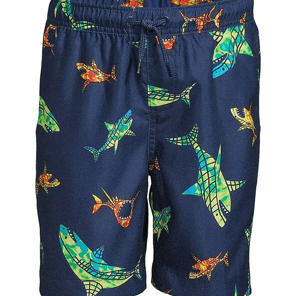 Boys Printed Volley Swim Trunks