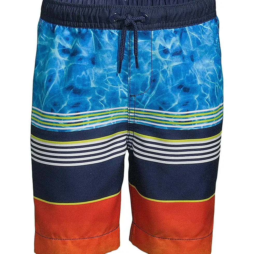 Boys Printed Volley Swim Trunks