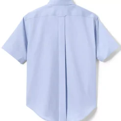Boys Short Sleeve No Iron Pinpoint Dress Shirt