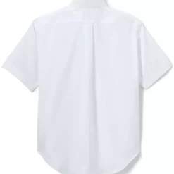 Boys Short Sleeve No Iron Pinpoint Dress Shirt