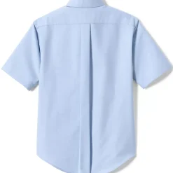 Boys Short Sleeve Oxford Dress Shirt