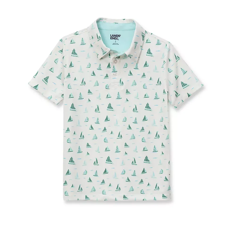 Boys Short Sleeve Performance Polo