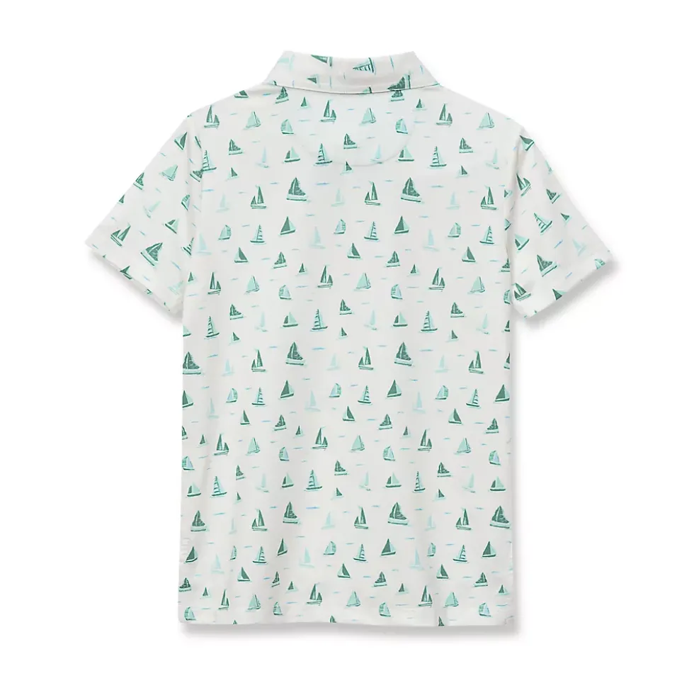 Boys Short Sleeve Performance Polo