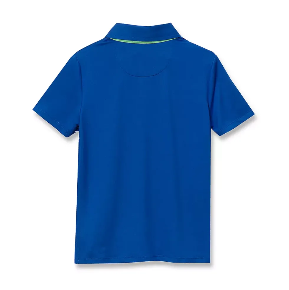 Boys Short Sleeve Performance Polo
