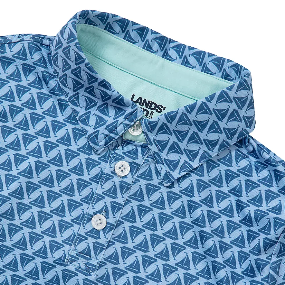 Boys Short Sleeve Performance Polo