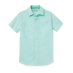 Boys Short Sleeve Poplin Camp Shirt