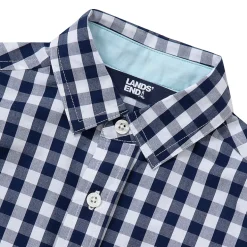 Boys Short Sleeve Poplin Camp Shirt