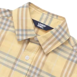 Boys Short Sleeve Poplin Camp Shirt