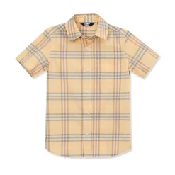 Boys Short Sleeve Poplin Camp Shirt