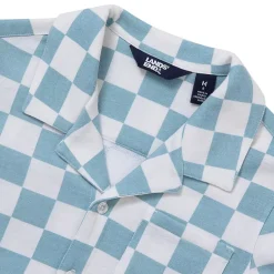 Boys Short Sleeve Slub Camp Shirt