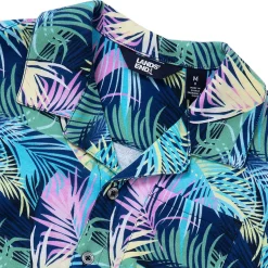 Boys Short Sleeve Slub Camp Shirt