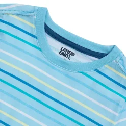 Boys Short Sleeve Stripe Crewneck Tee