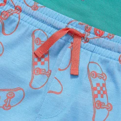 Boys Short Sleeve Tee and Shorts Pajama Set