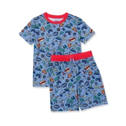 Boys Short Sleeve Tee and Shorts Pajama Set
