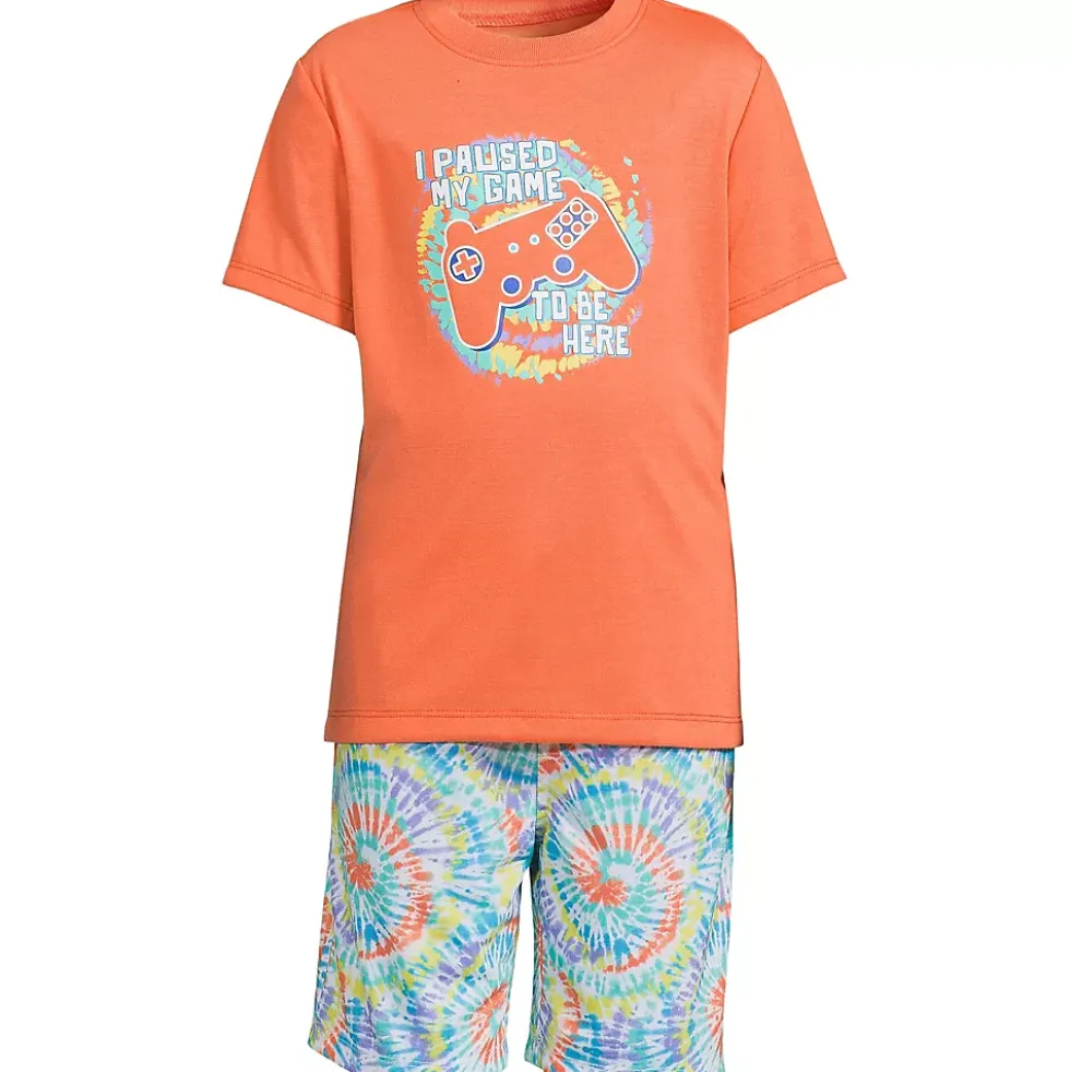 Boys Short Sleeve Tee and Shorts Pajama Set