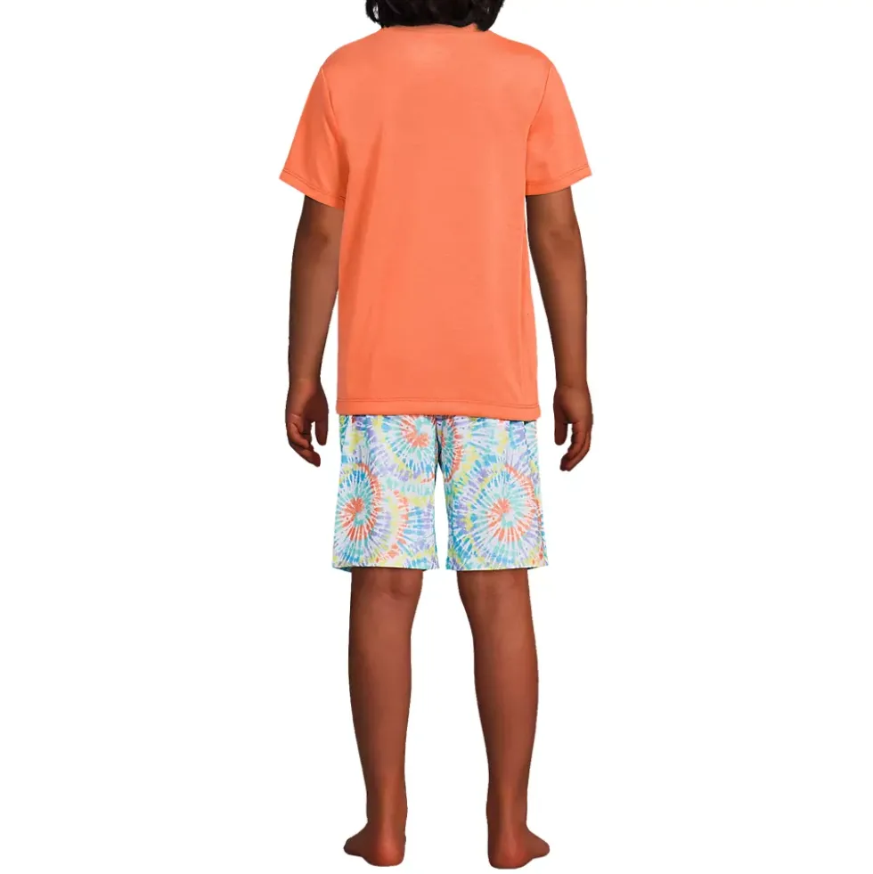 Boys Short Sleeve Tee and Shorts Pajama Set