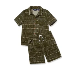 Boys Short Sleeve Terry Cover Up Set