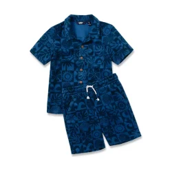 Boys Short Sleeve Terry Cover Up Set